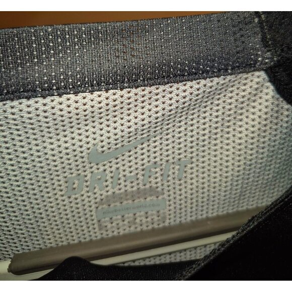 Nike Dri-Fit Black Short-Sleeve Athletic Shirt Medium Football - Picture 5 of 9